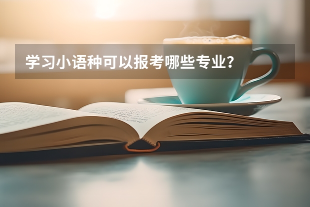 学习小语种可以报考哪些专业？